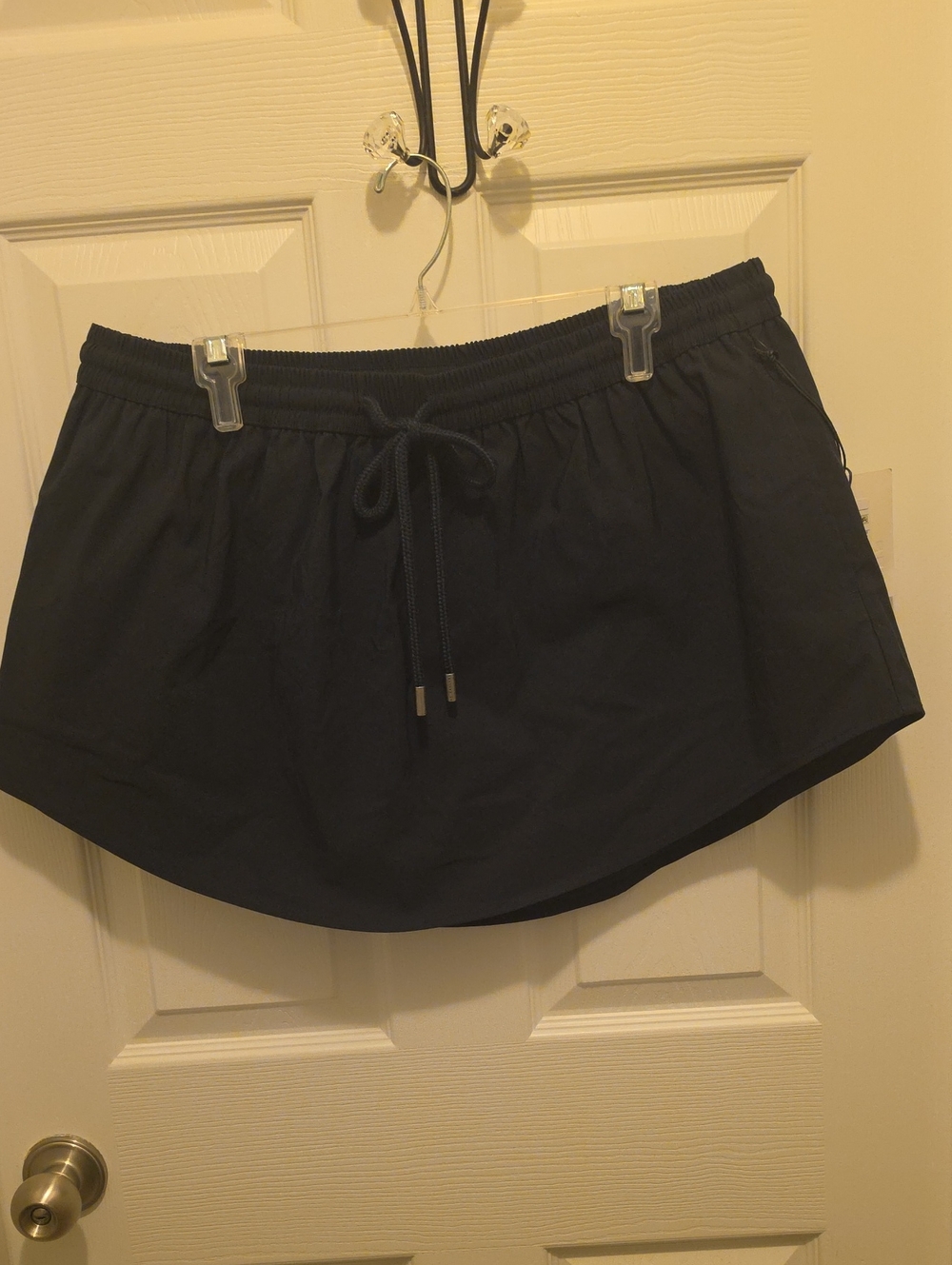 Women's Navy Drawstring Sport Skort